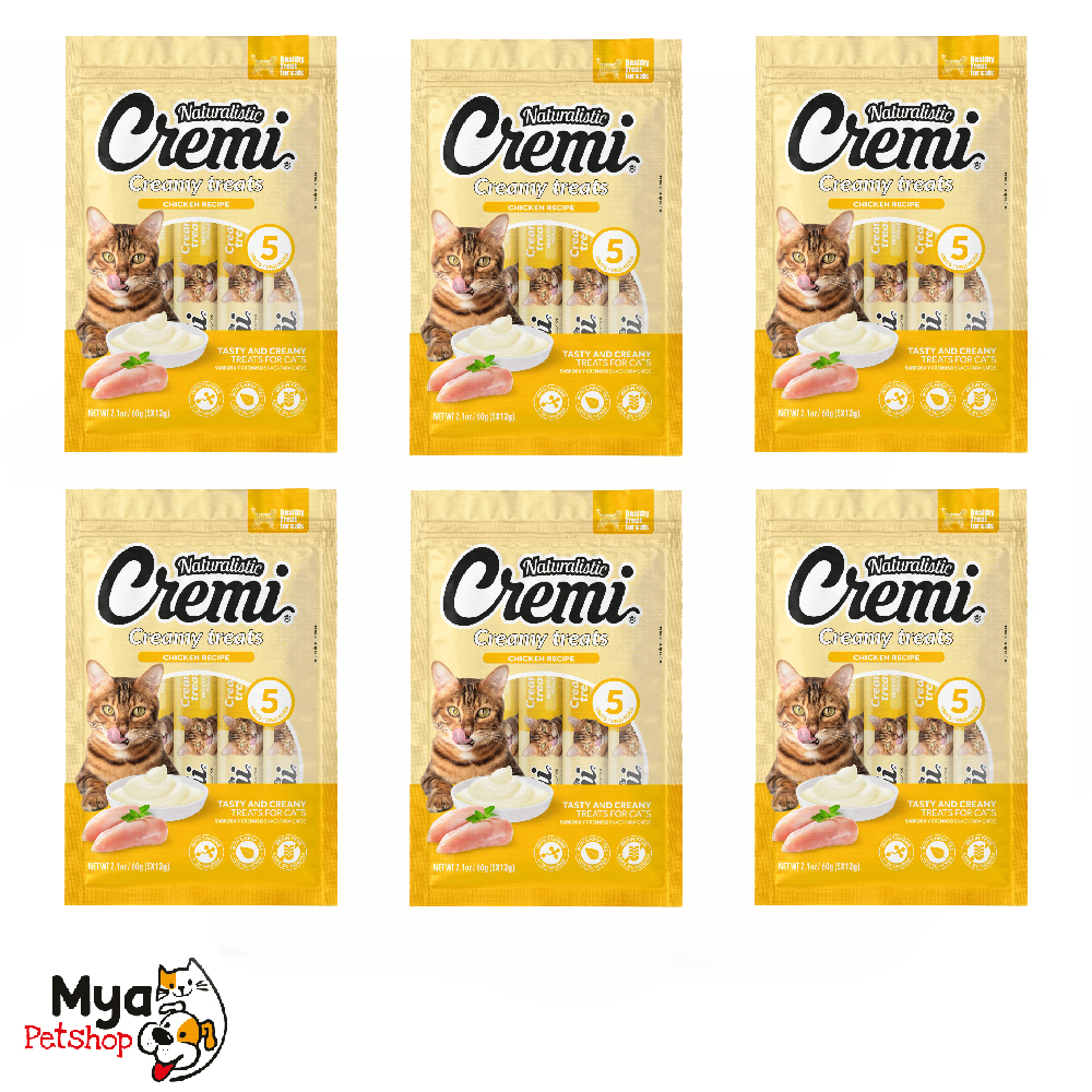 Cremi Chicken Recipe x 6 Sobres - Snack para gato sabor Pollo