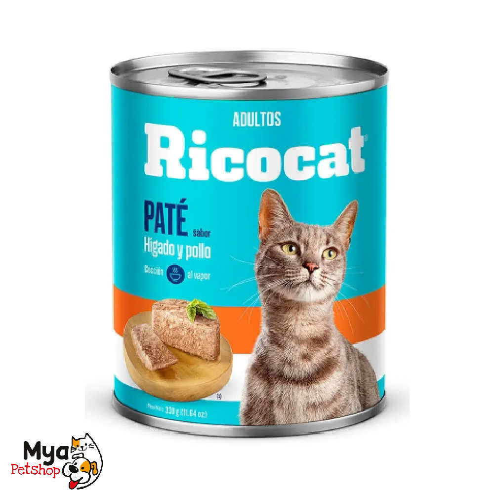 Ricocat Adulto Pate Hígado y Pollo Lata 330gr