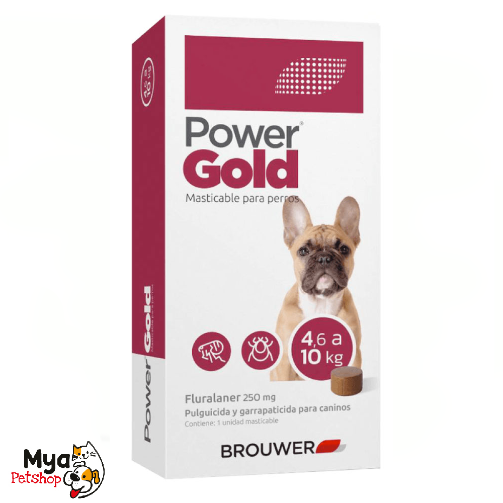 Brouwer | Power gold | 4.6 a 10 kg | 250 mg | 1 tableta