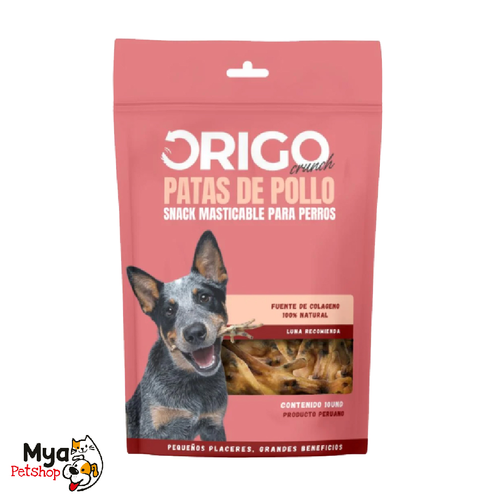 ORIGO Snack Sabor Patas de Pollo Paquete 10un