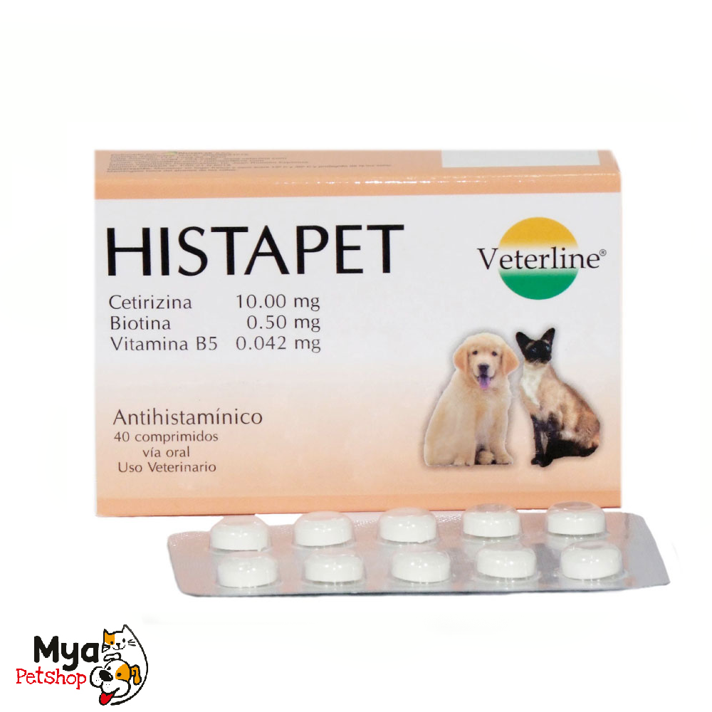 Veterline | Histapet | Suplemento | 40 tabletas