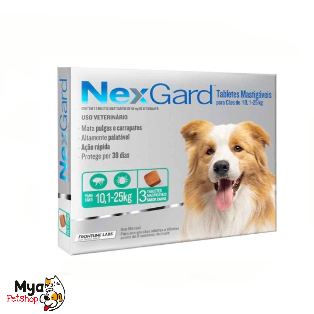 Nexgard | Dog L (10-25 kg) | 68 mg | 3 tabletas
