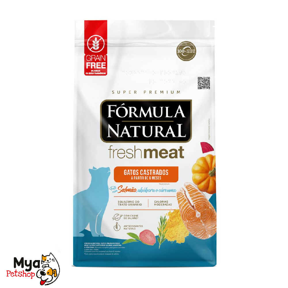 Fórmula Natural Fresh Meat Salmón 1kg  Gatos castrados