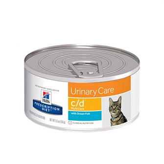Hills PD c/d Multicare Seafood 5.5 oz Cuidado urinario Comida marina 156 g