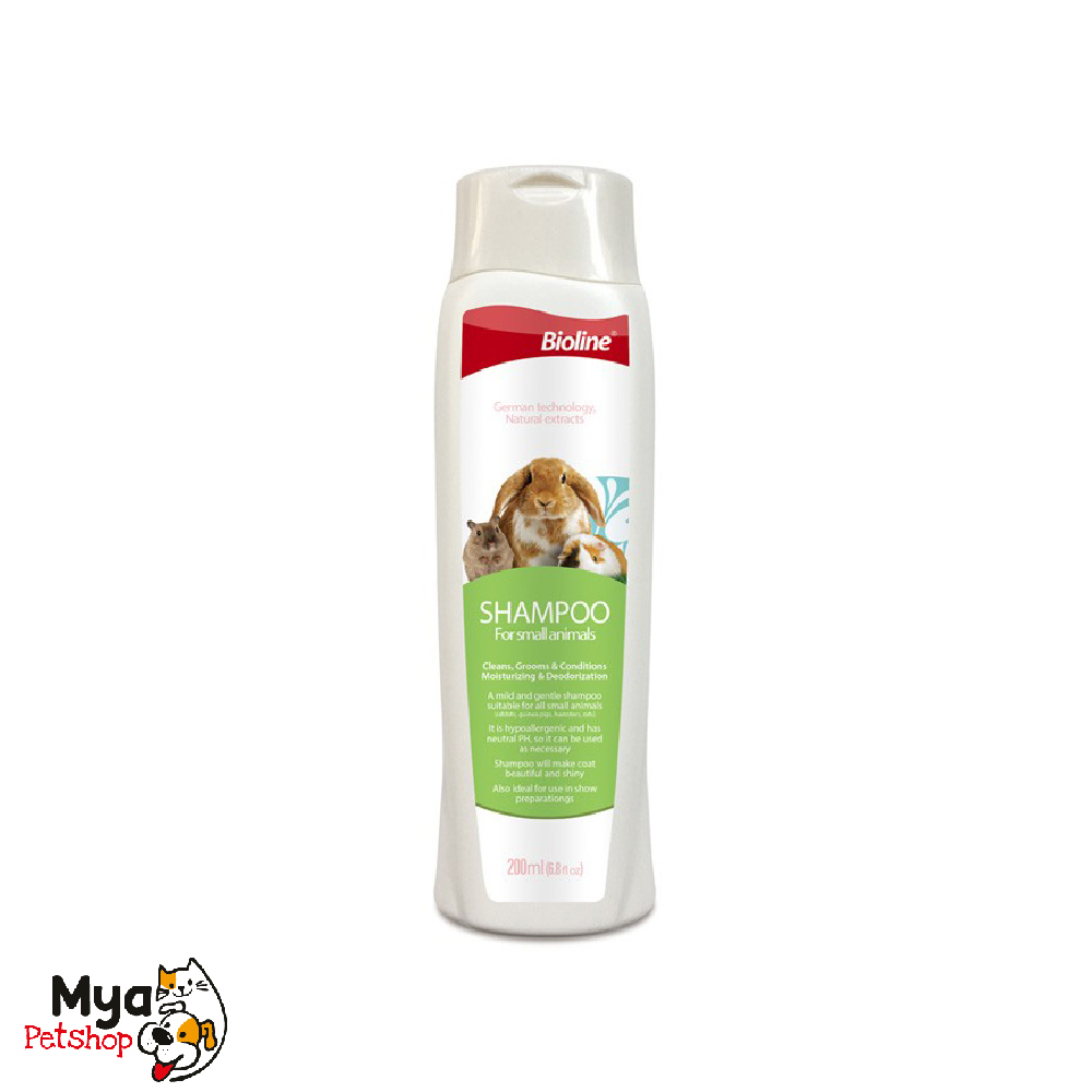Shampoo Bioline Para Conejos Hamsters Cuyes Erizos Y Otros