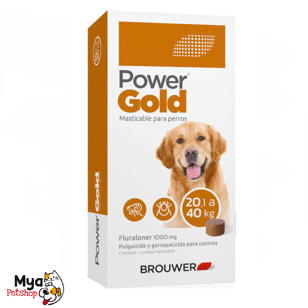 Brouwer | Power gold | 20.1 a 40 kg | 1000 mg | 1 tableta