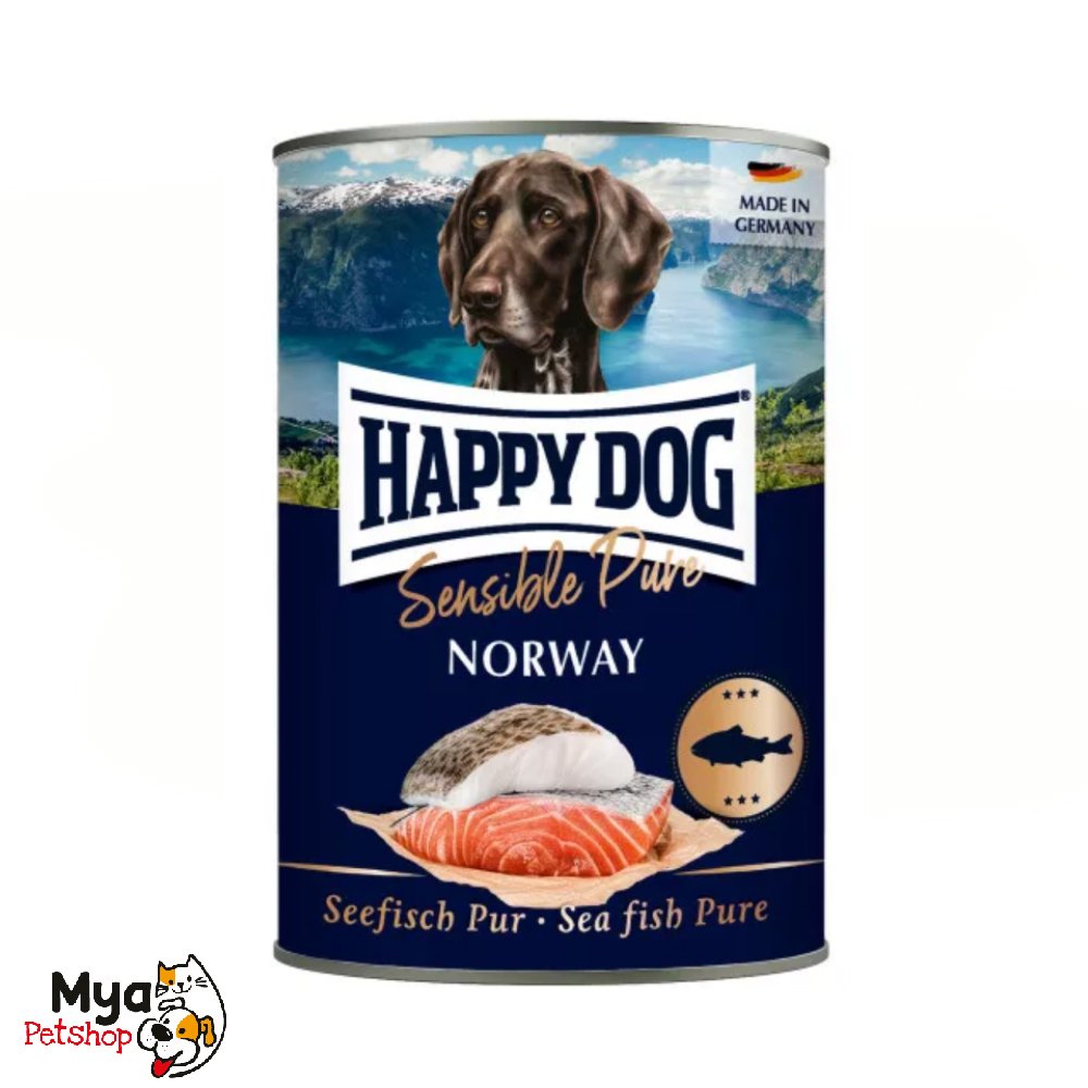 Happy Dog Norway Lata Puro Salmón 400gr (Seefisch Pur)