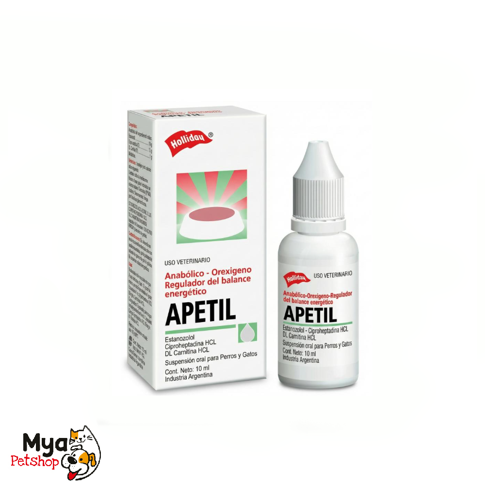 Holliday Apetil 10ml – Suspensión oral perros y gatos