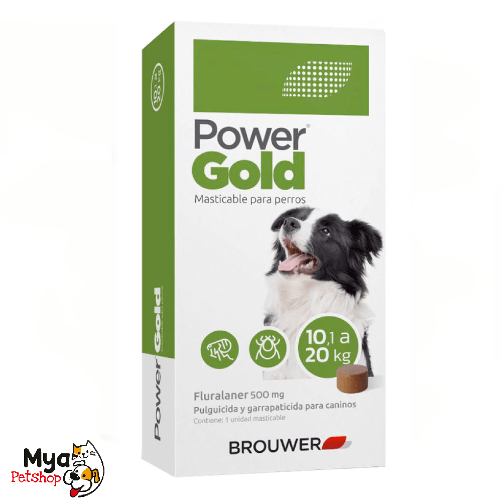 Brouwer | Power gold | 10.1 a 20 kg | 500 mg | 1 tableta