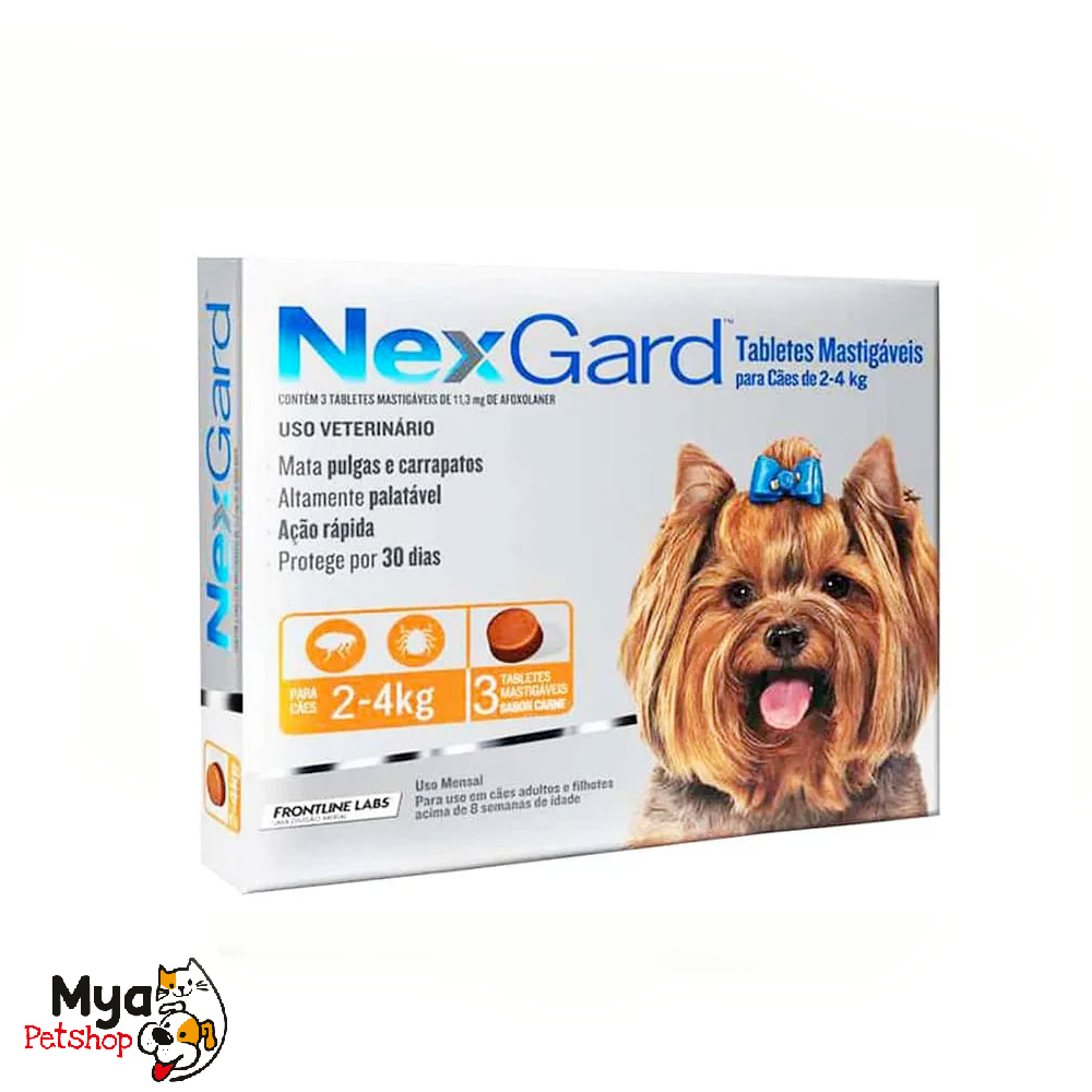 Nexgard | Dog S (2-4 kg) | 11.3 mg | 3 tabletas