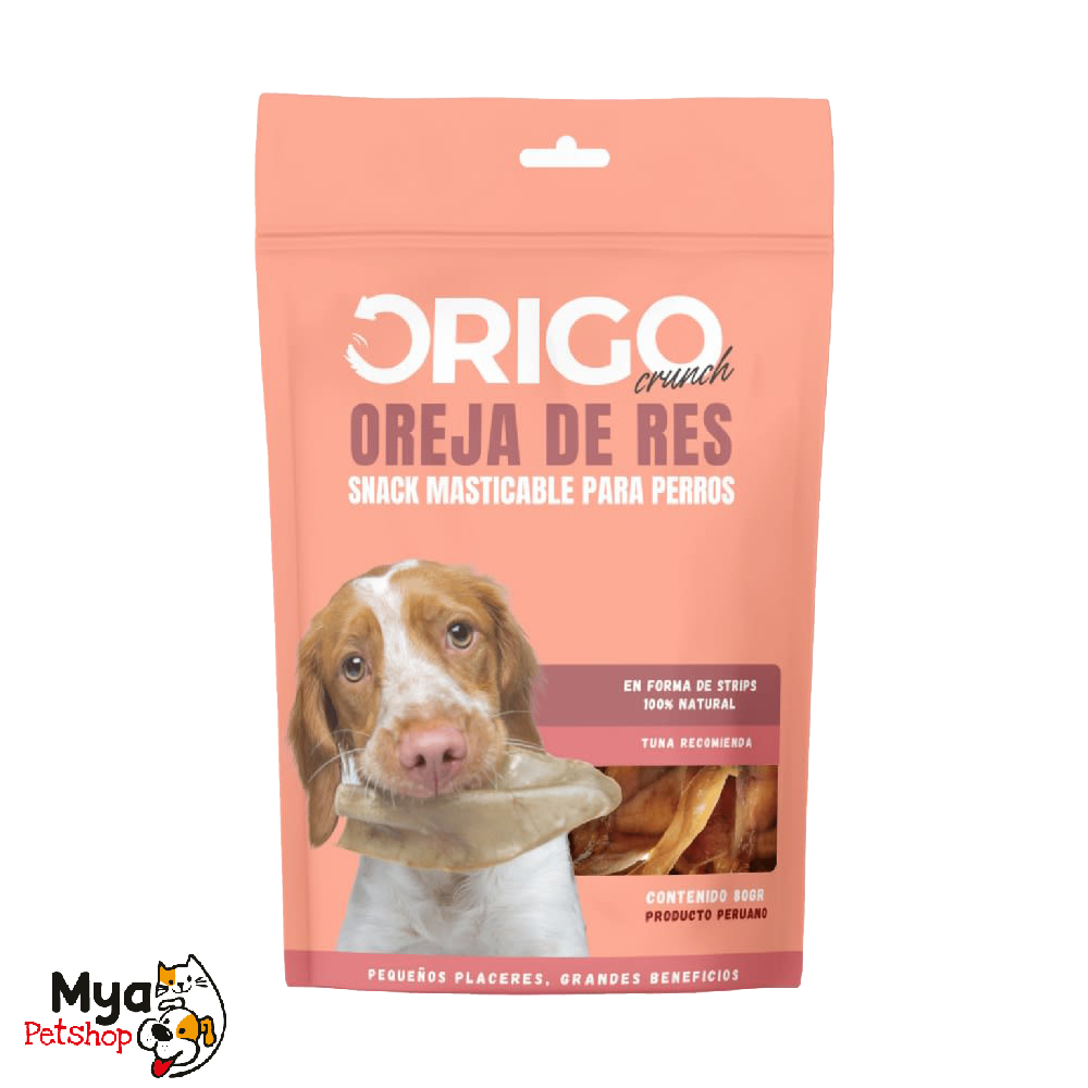 Origo Crunch Oreja de Res 80gr