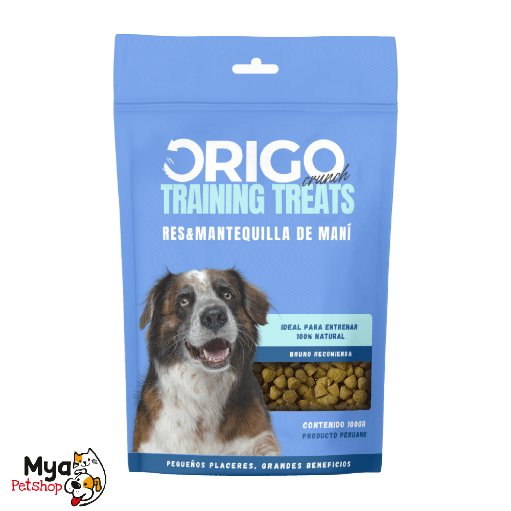 Origo Training Treats Res & Mantequilla de maní 100gr
