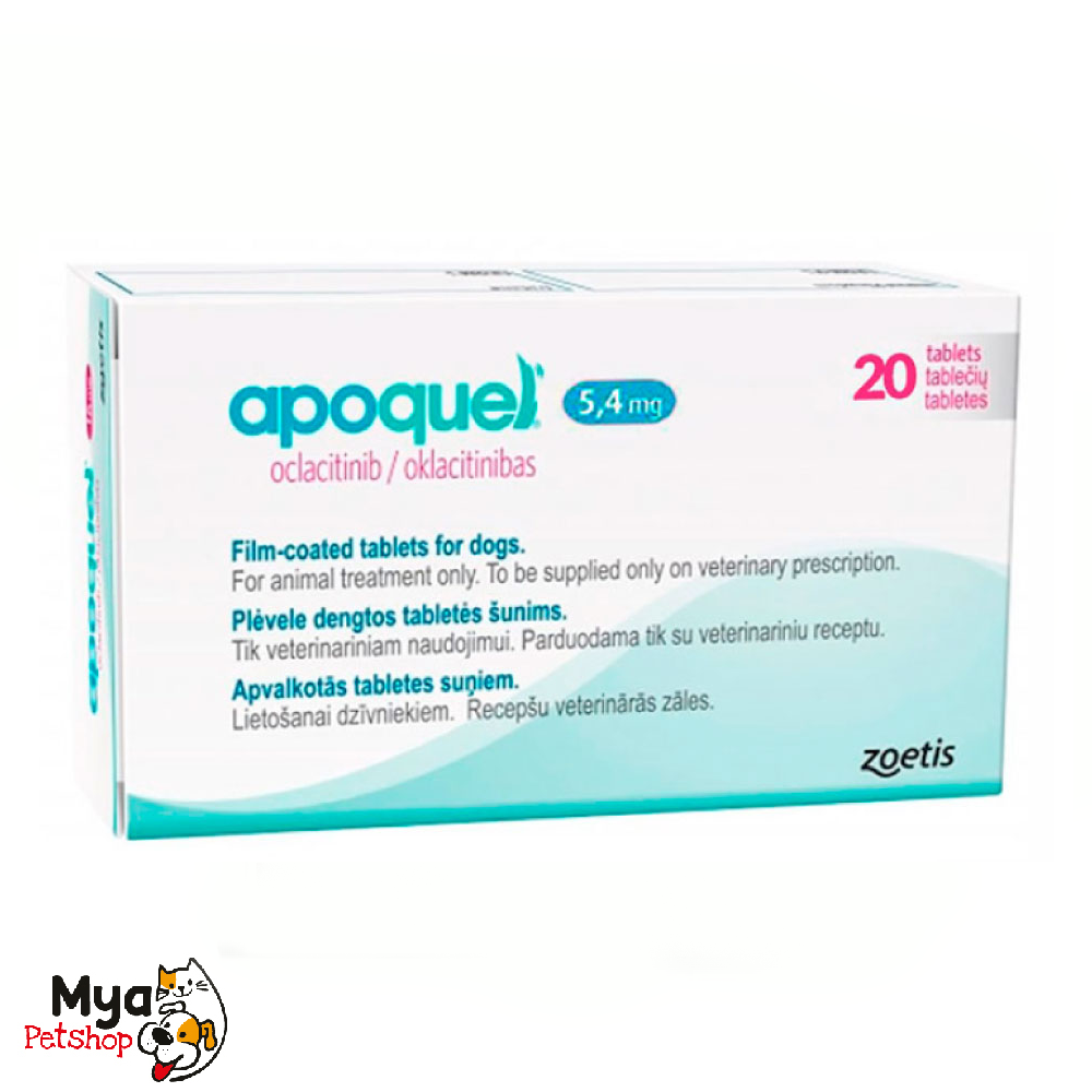 Zoetis | Apoquel | 5.4 mg | 20 Tabletas