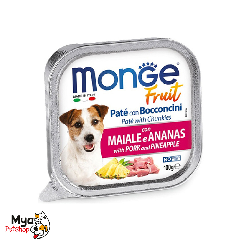 Monge Fruit Cerdo y Piña 100g
