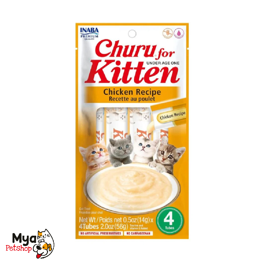 Churu Kitten Pollo  56 gr - Snack húmedo para gatitos