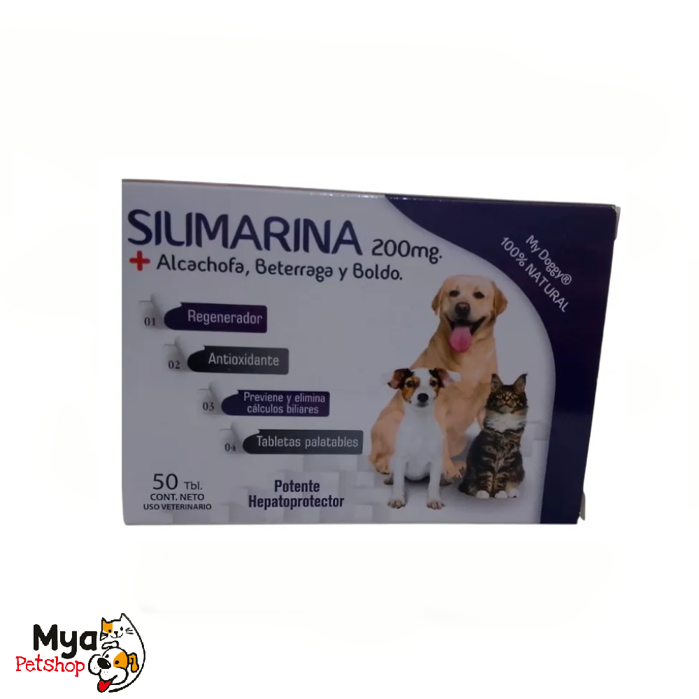 Silimarina 200 mg My Doggy x 50 Tabletas