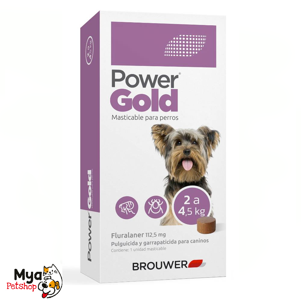 Brouwer | Power gold | 2 a 4.5 kg | 112.5 mg | 1 tableta